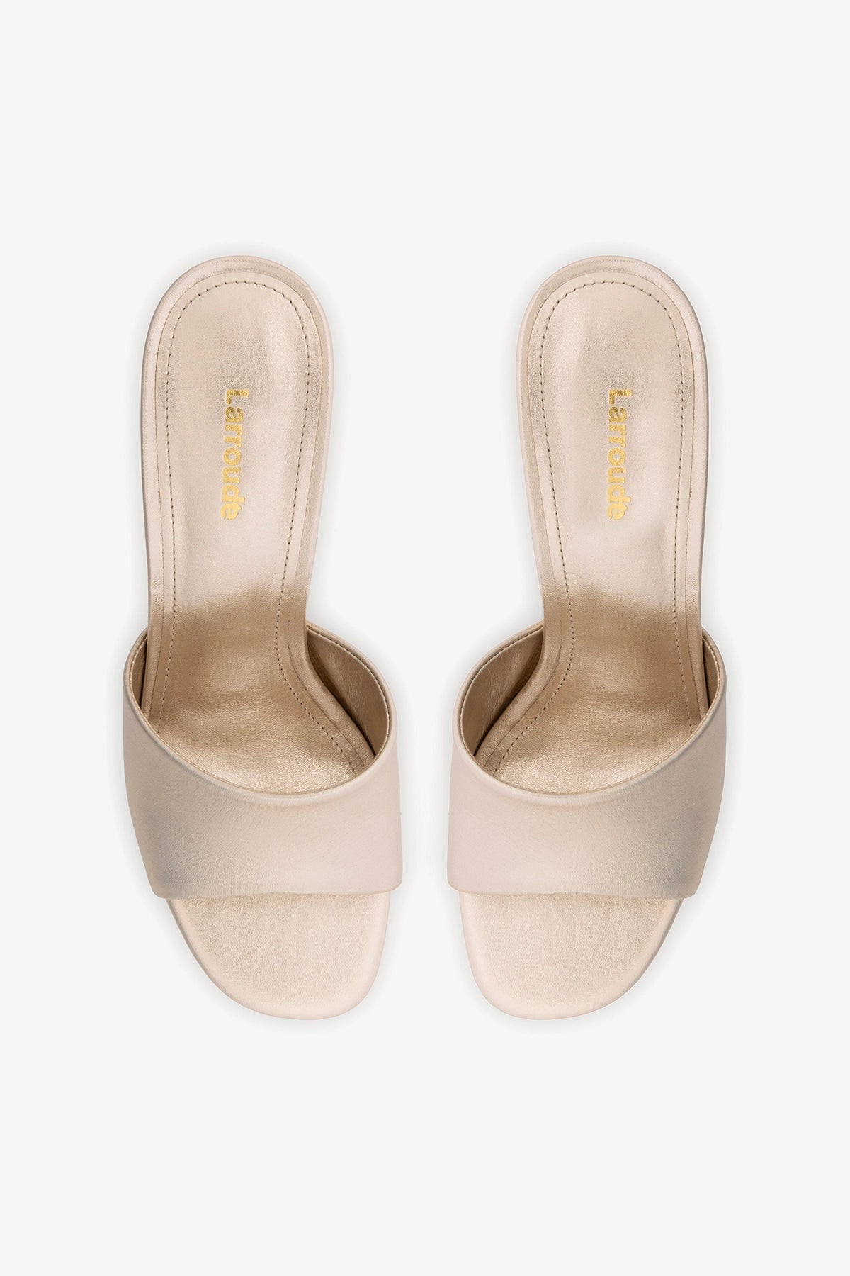 Dolly Mule Champagne Leather