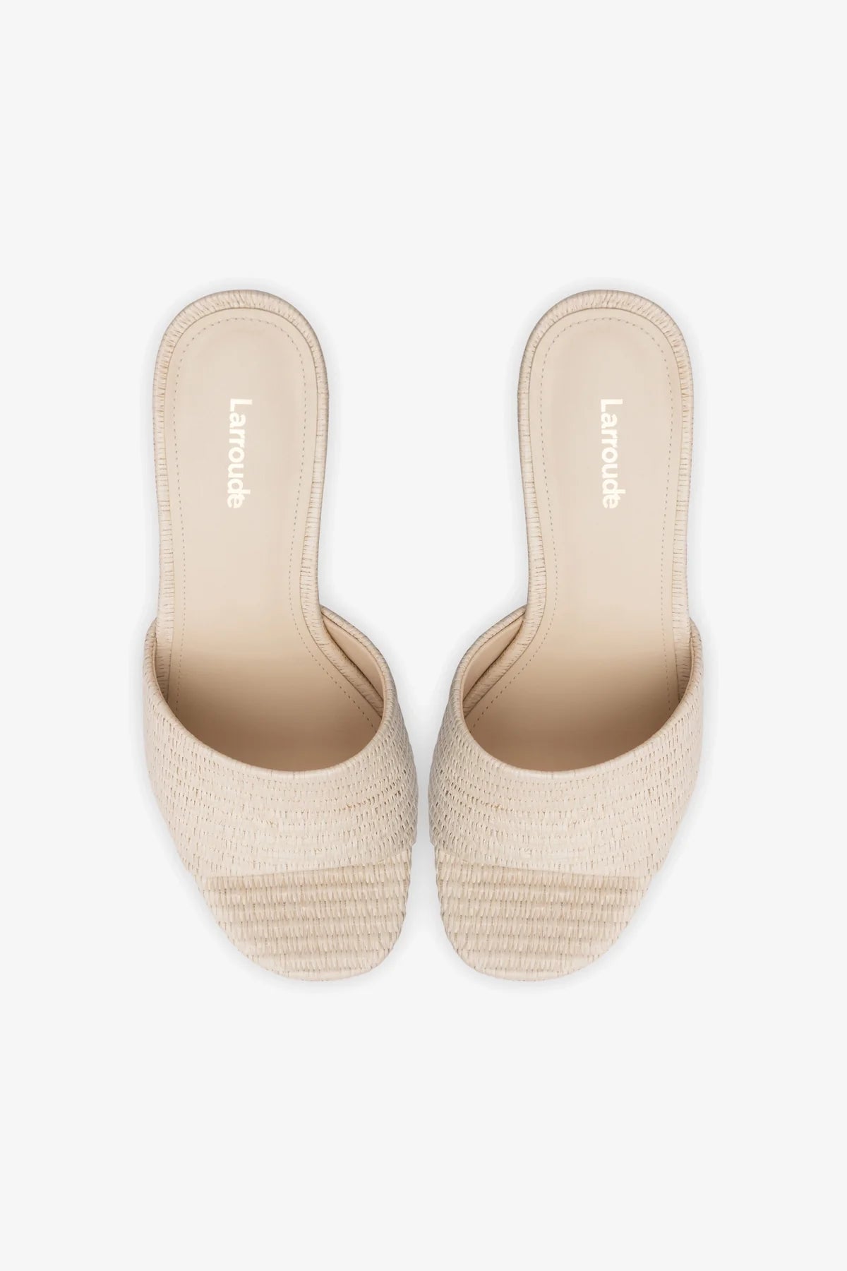 Dolly Mule In Natural Raffia