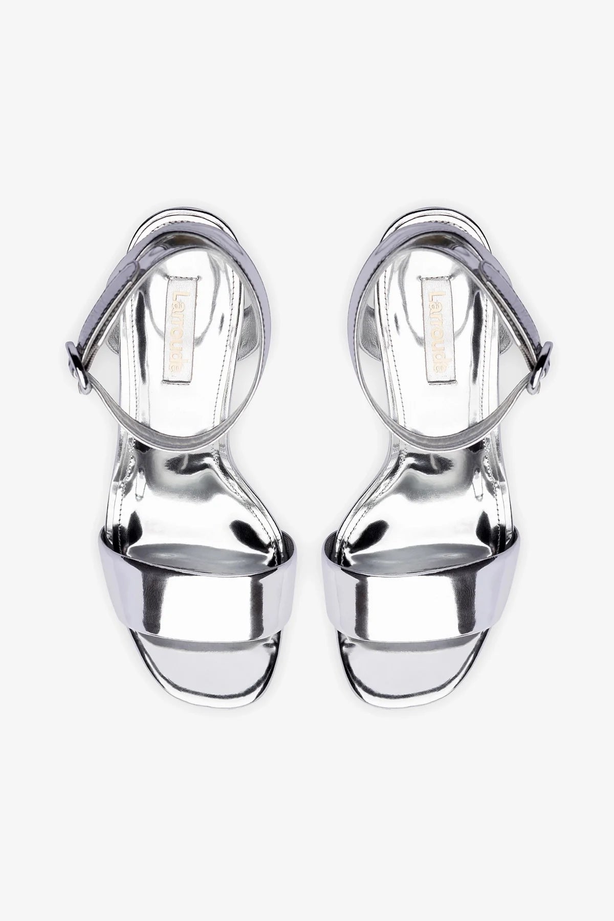 Dolly Sandal In Silver Specchio