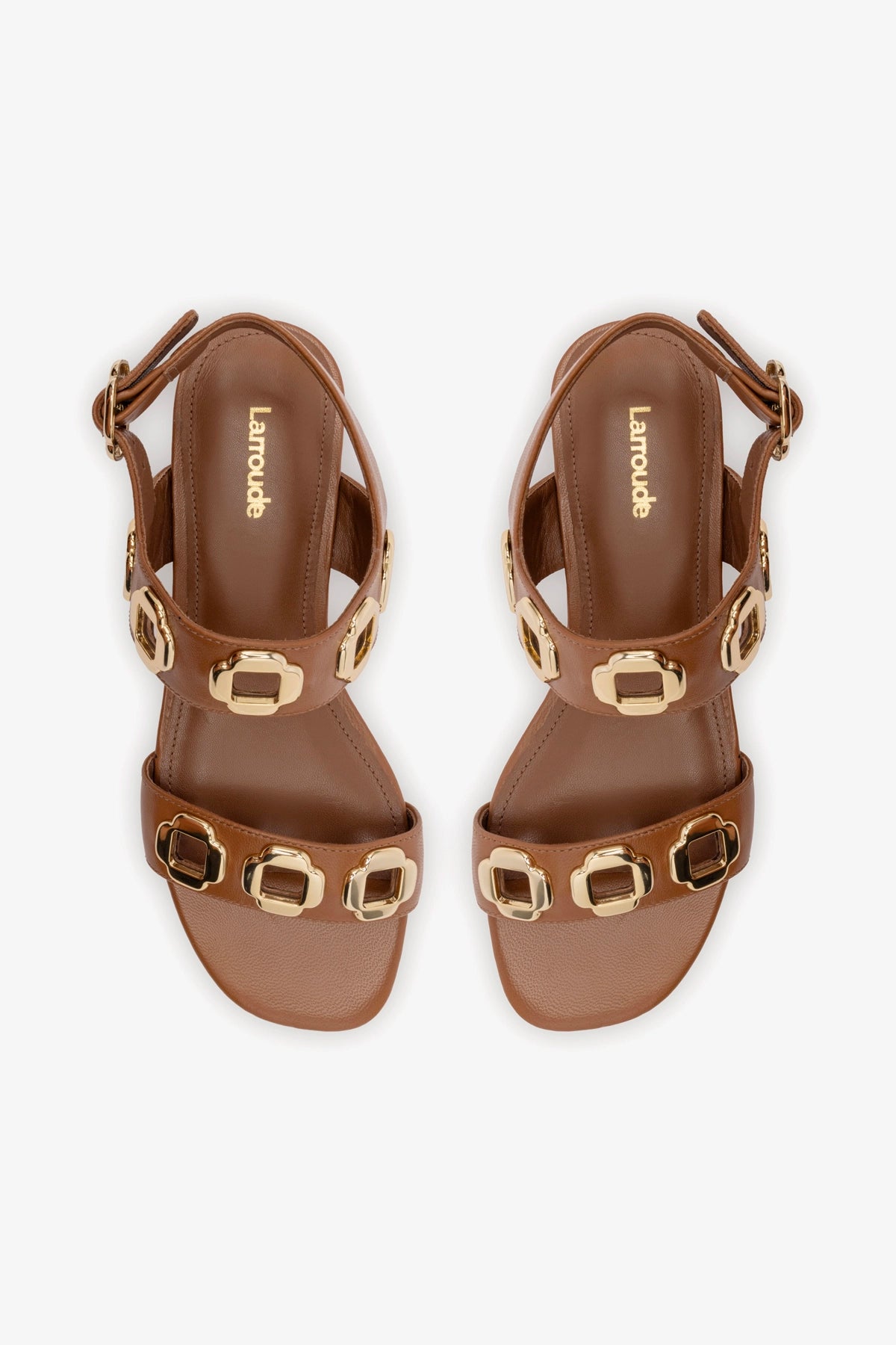 Milan Sandal In Caramel Leather