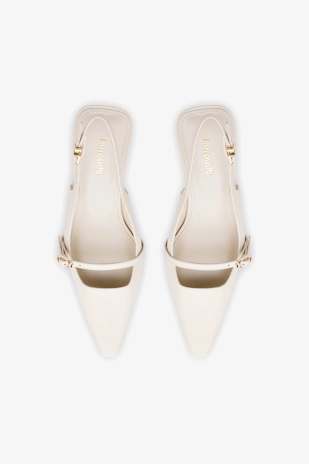 Ines Pump In Ivory Leather