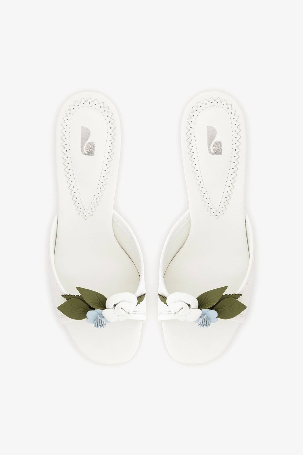 Juliette Mule White Leather