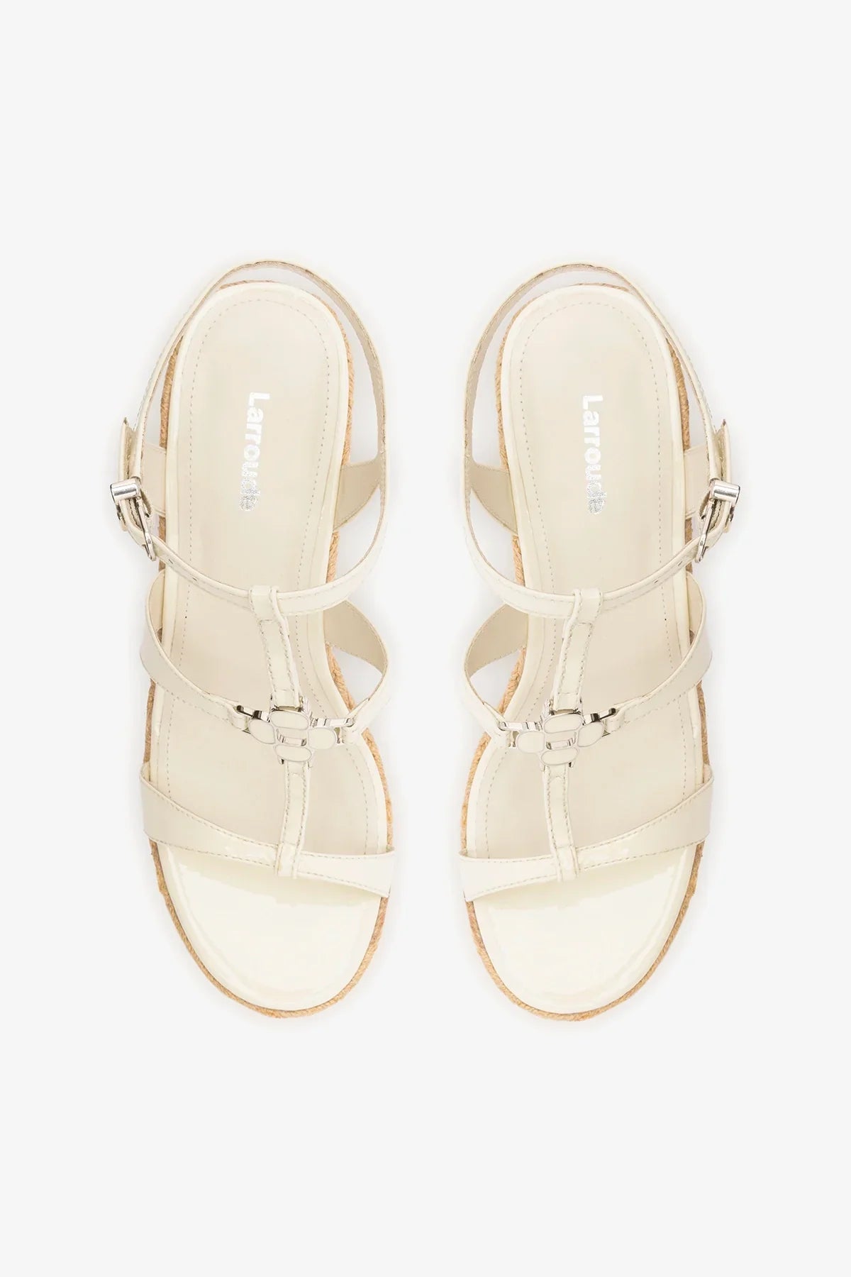 Hana Espadrille Sandal Ivory Leather