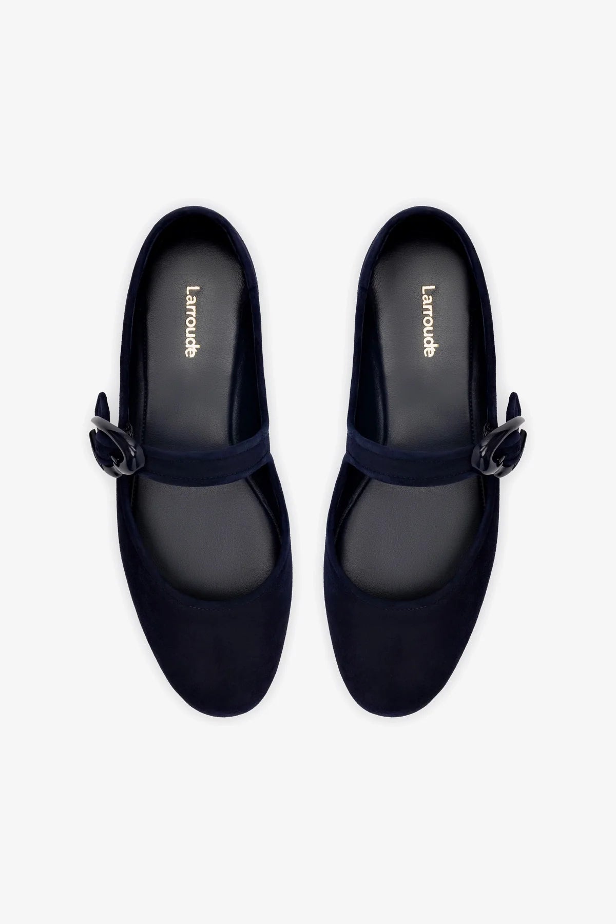 Verona Ballet Flat In Navy Suede
