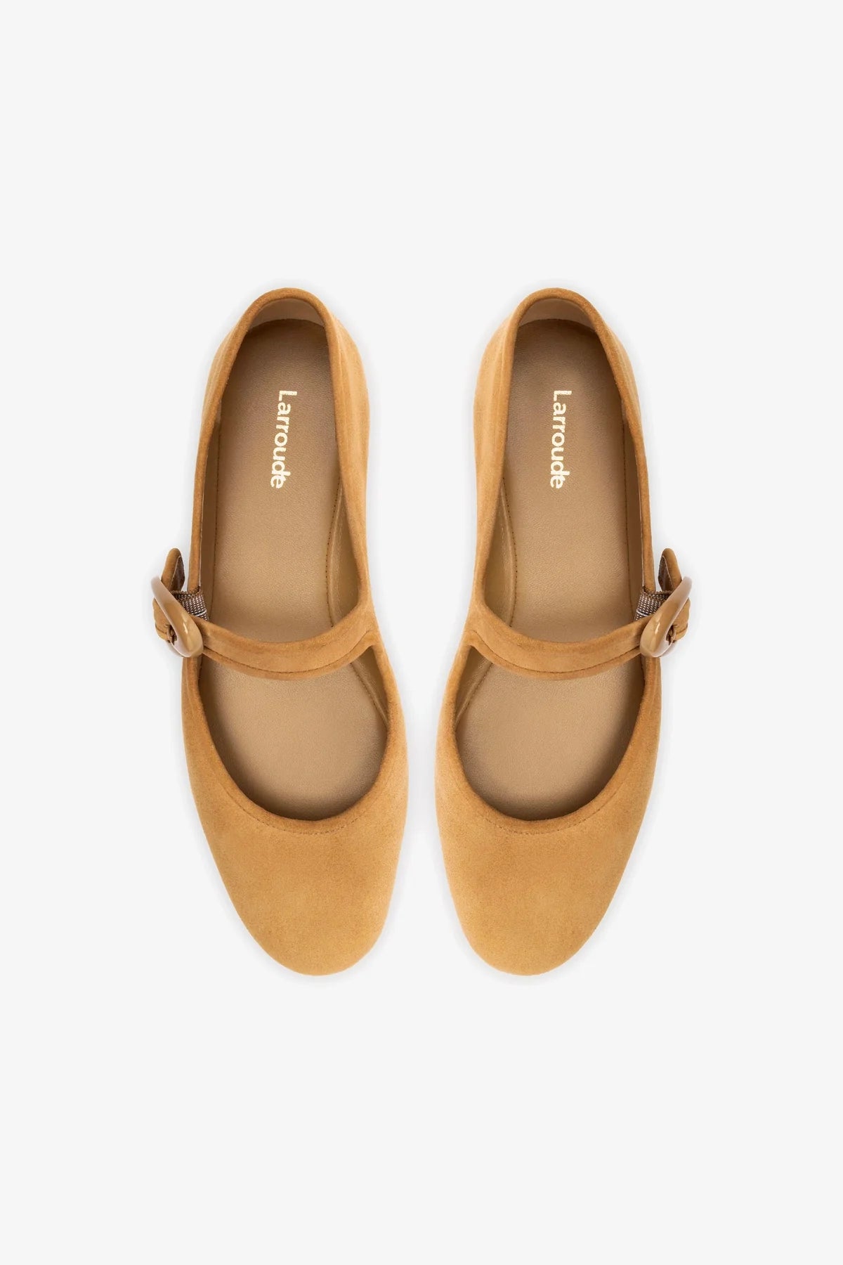 Verona Ballet Flat In Peanut Suede
