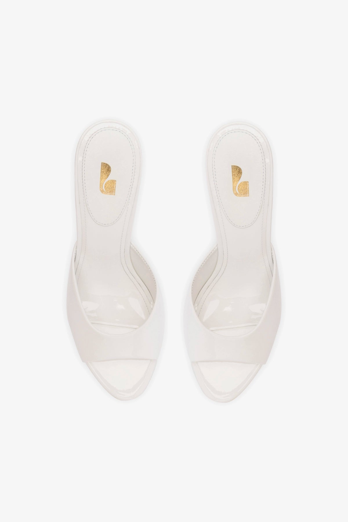 Jasmine Hi Mule In White Leather