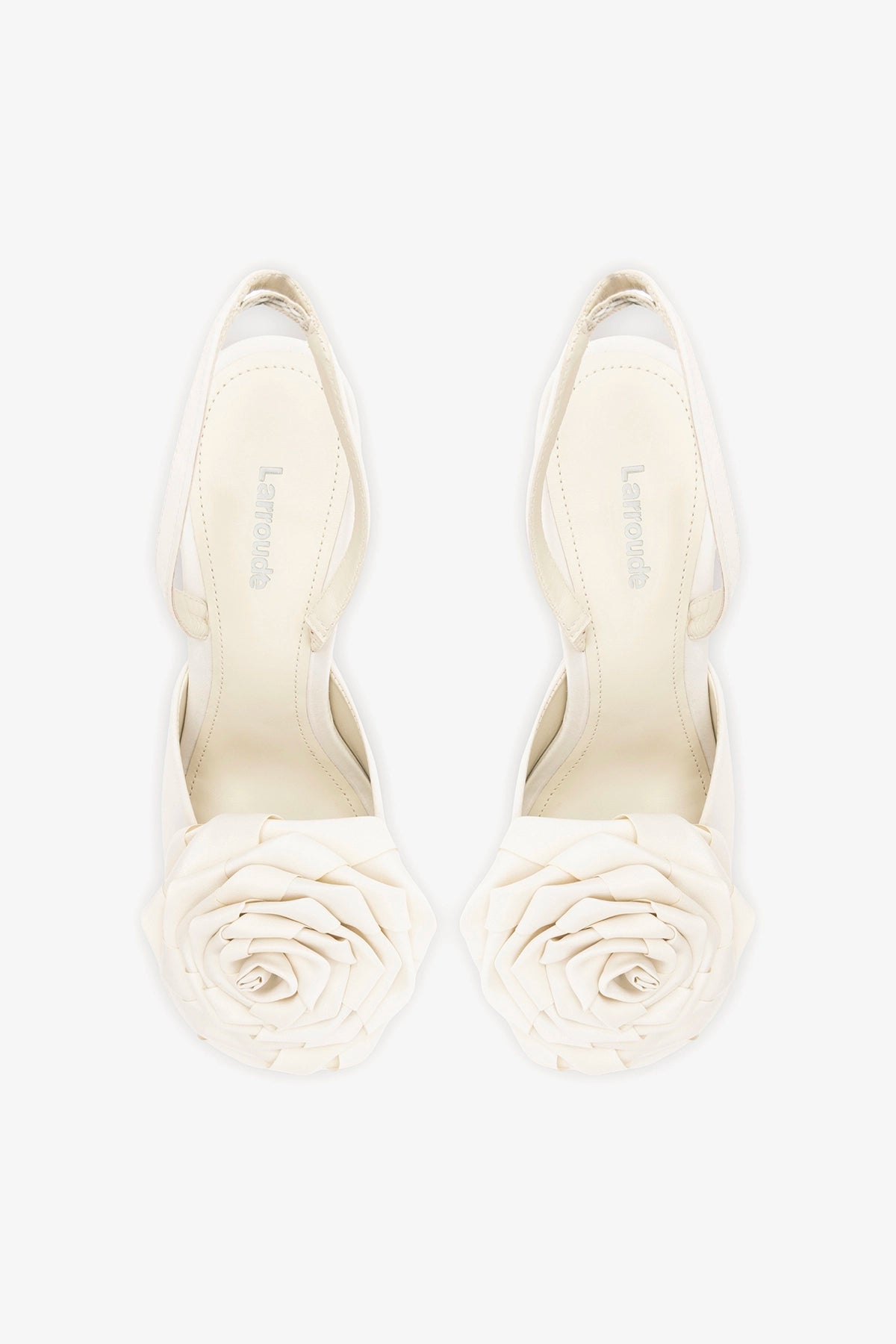 Scarlet Sandal White Satin