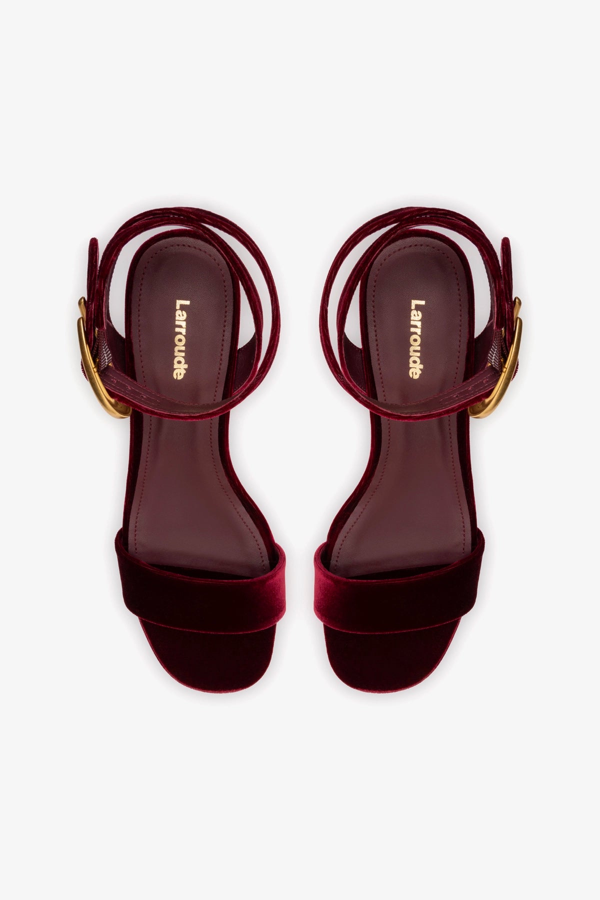 Dolly Verona Low Sandal Wine Velvet