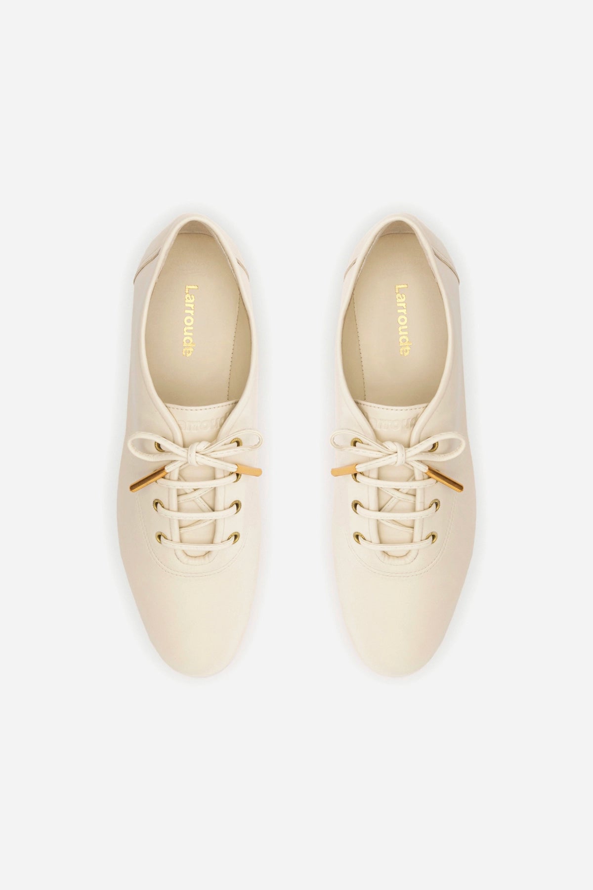 Liza Sneaker In Ivory Leather