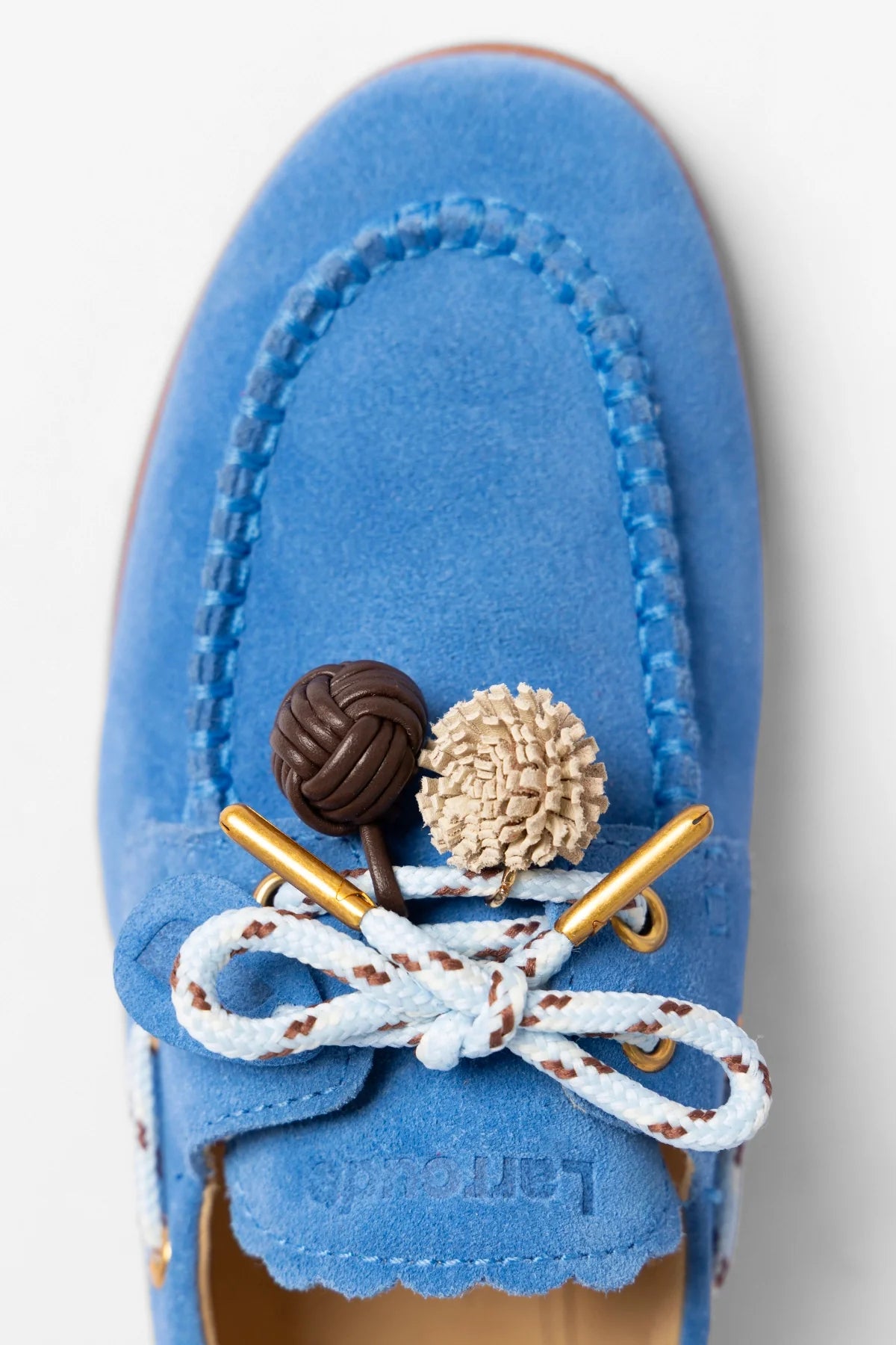 Cyprus Boat Shoe Dodger Blue Suede