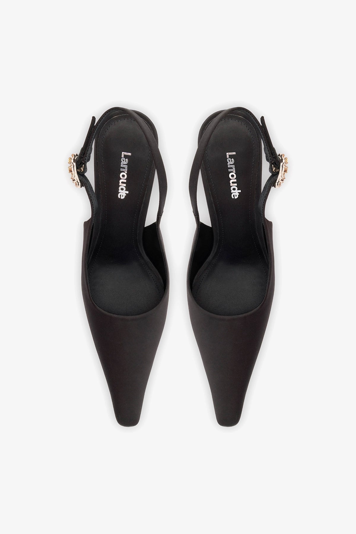 Carine Pump Black Satin