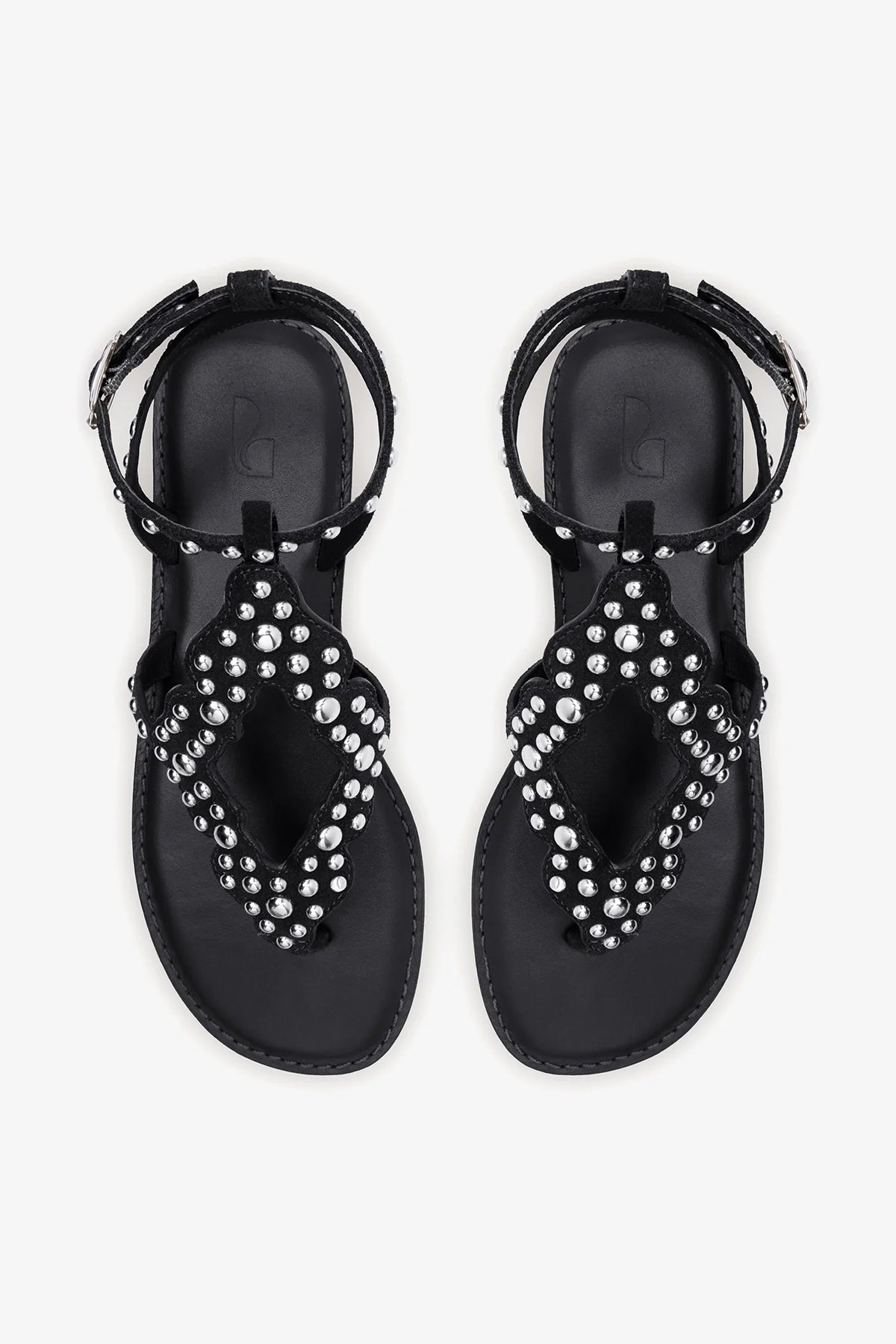 Fiorella Sandal In Black Suede