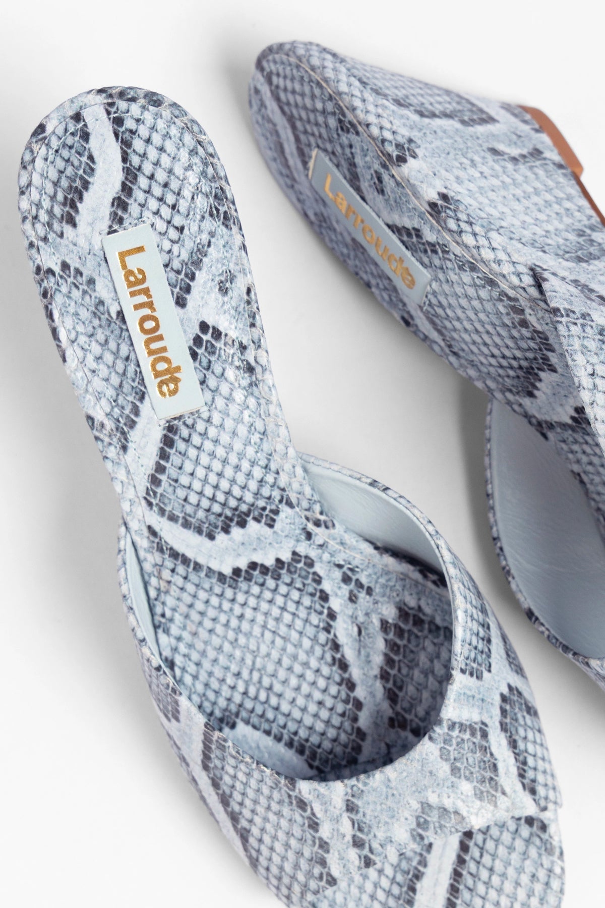 Vivi Wedge Mule Maya Python Leather