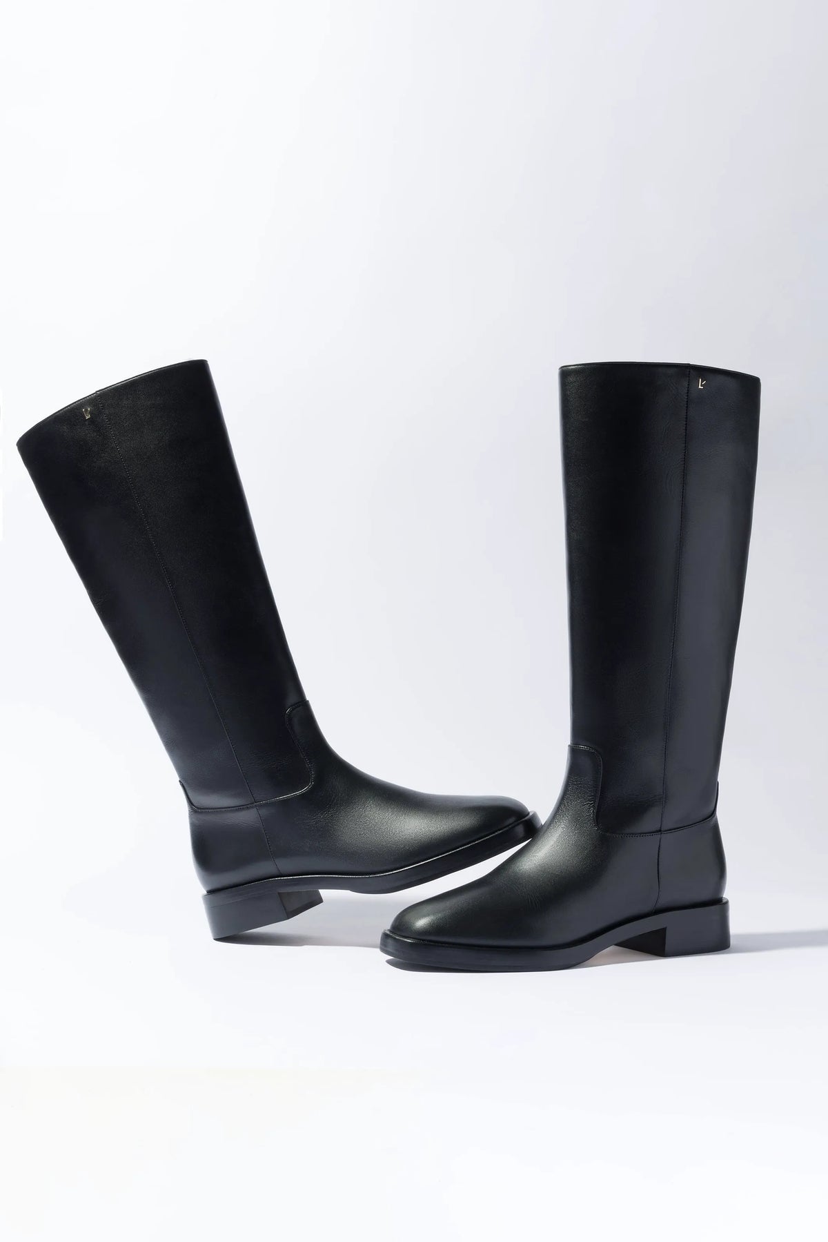 Anne Boot In Black Leather