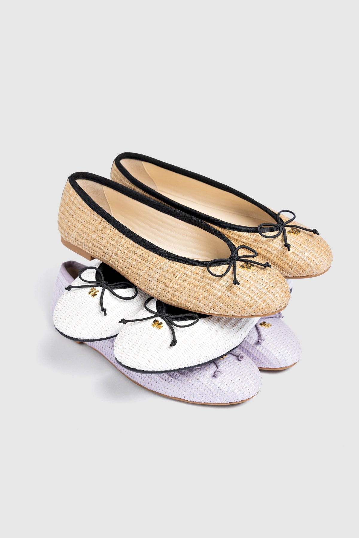 Pavlova Ballet Flat Natural Raffia