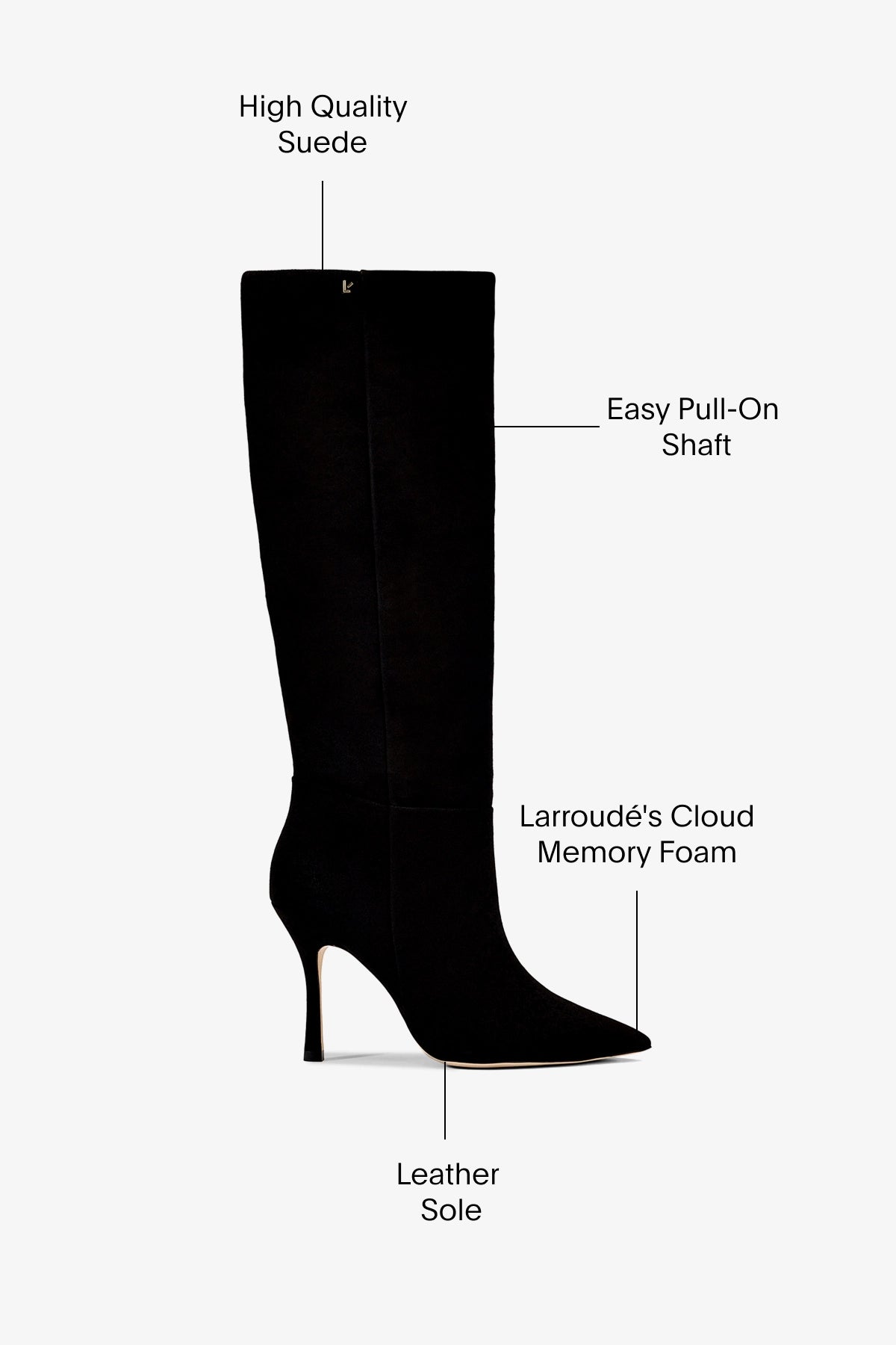 Kate Boot In Black Suede