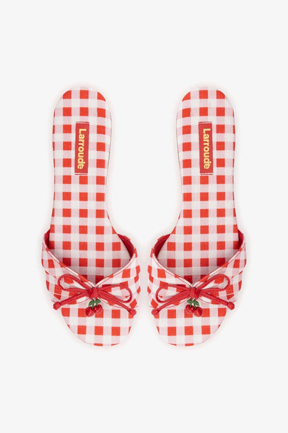 Bardot Flat Scarlet Printed Fabric