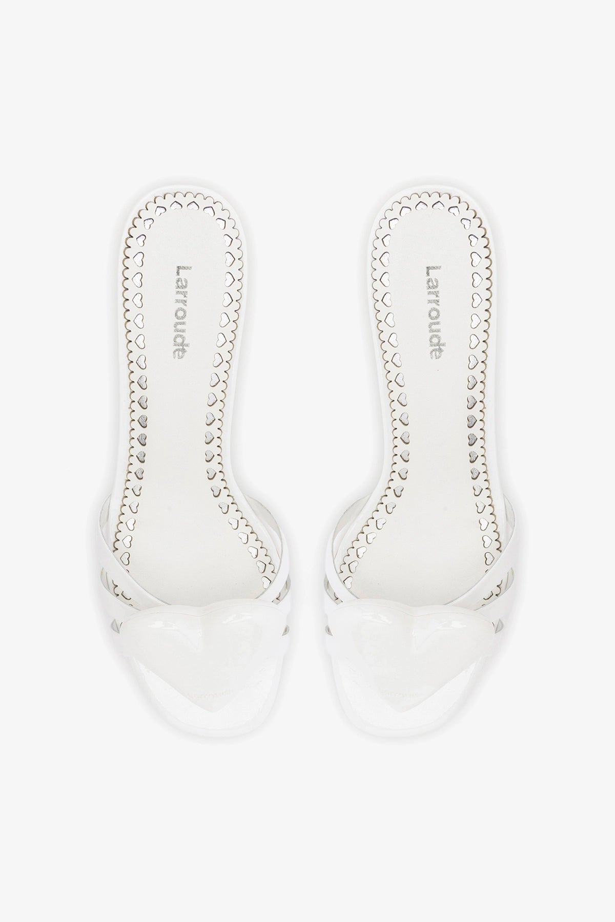 Amore Mule White Patent Leather