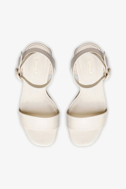 Dolly Sandal In Ivory Leather