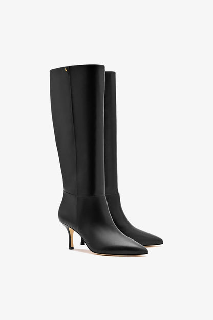 Kate Mid Boot In Black Leather