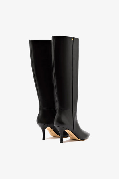 Kate Mid Boot In Black Leather