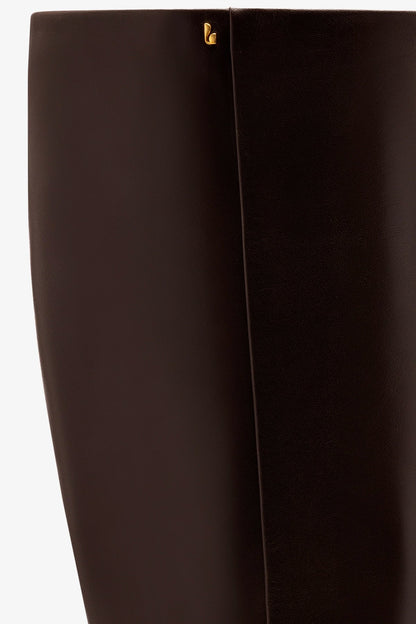 Kate Mid Boot In Brown Leather