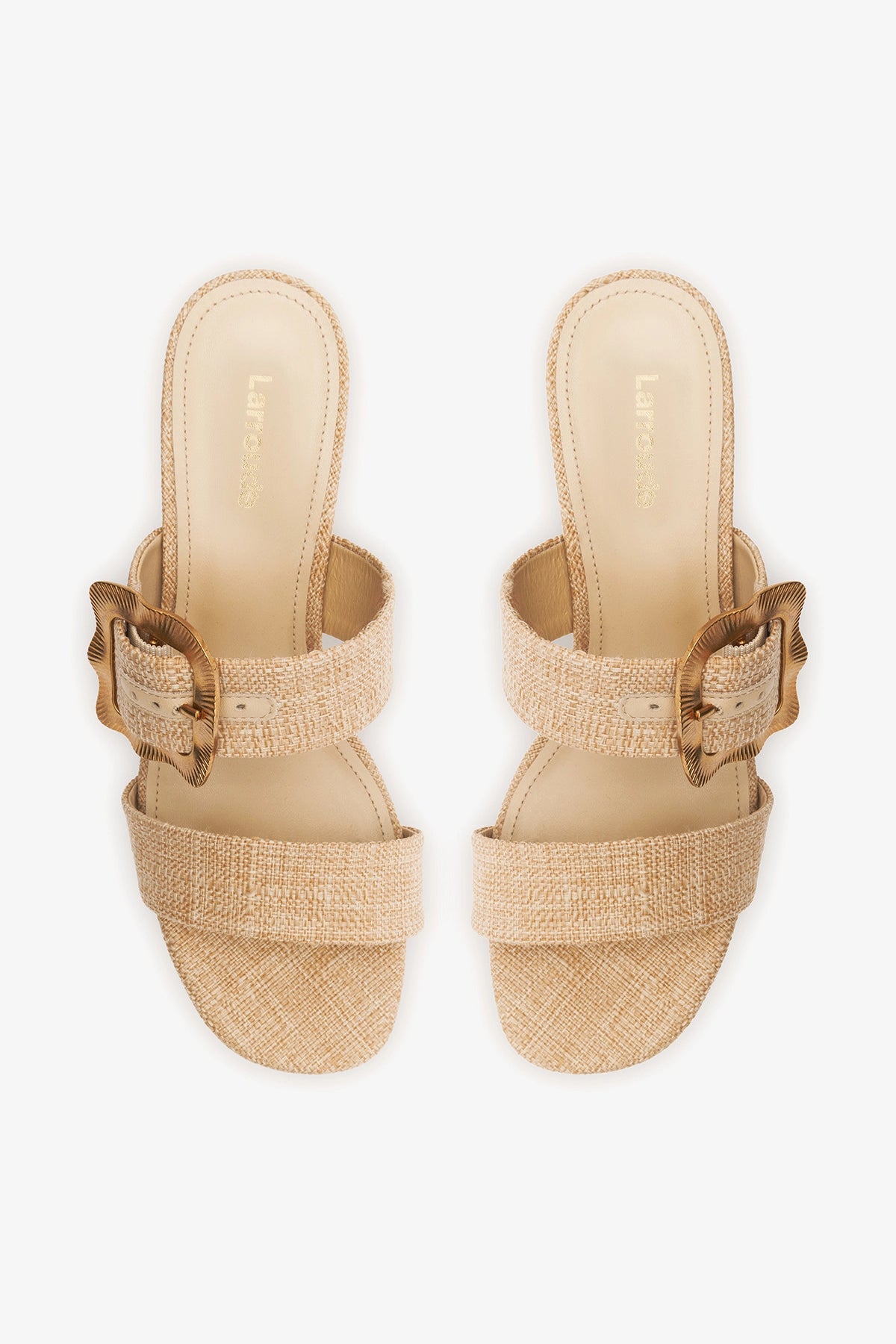 Maria Sandal Beige Raffia