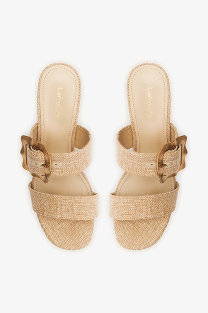 Maria Sandal Beige Raffia