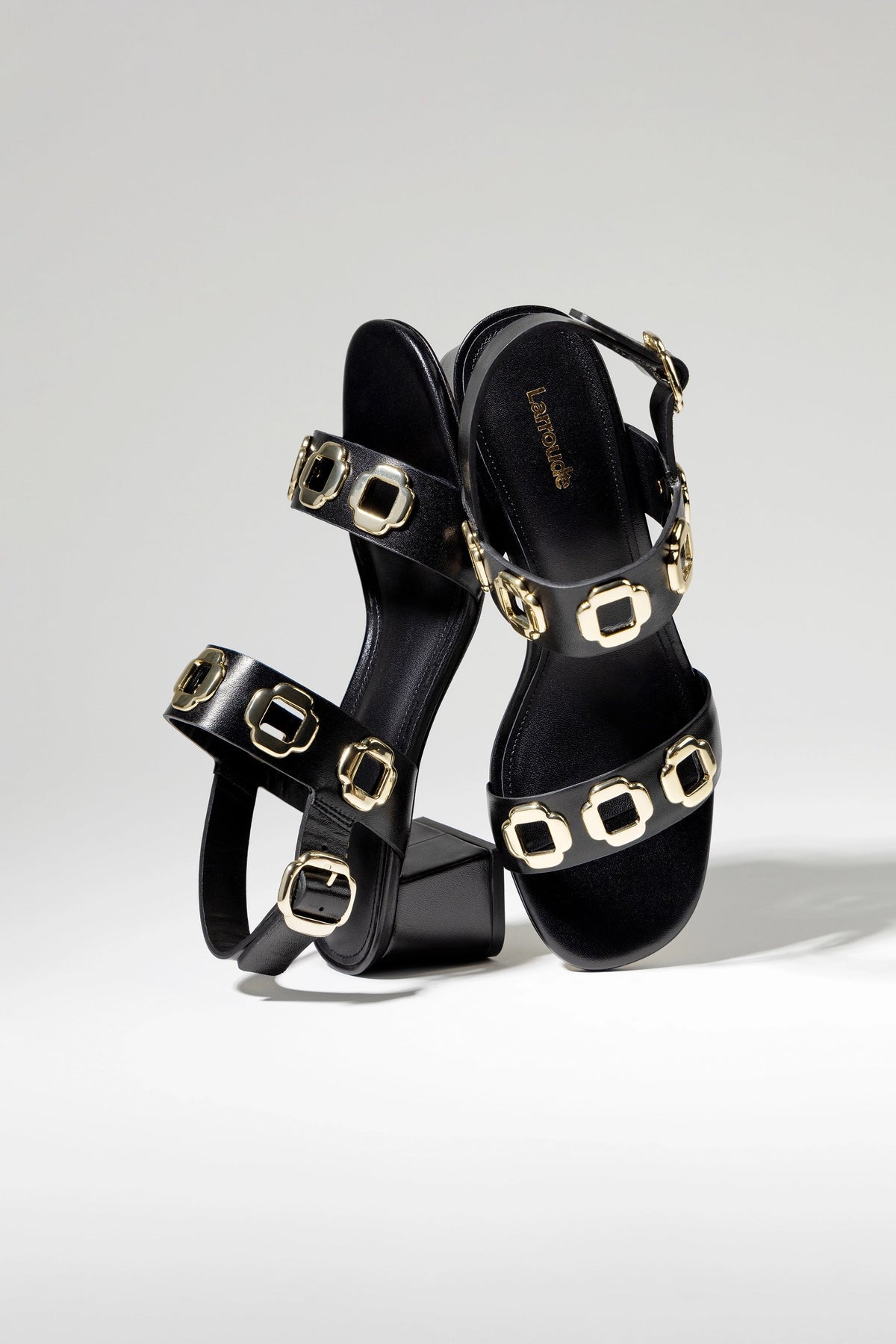 Milan Sandal In Black Leather