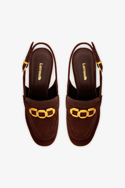 Harrington Loafer Hi In Brown Suede
