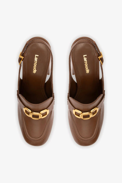 Harrington Hi Loafer In Burnt Umber Leather