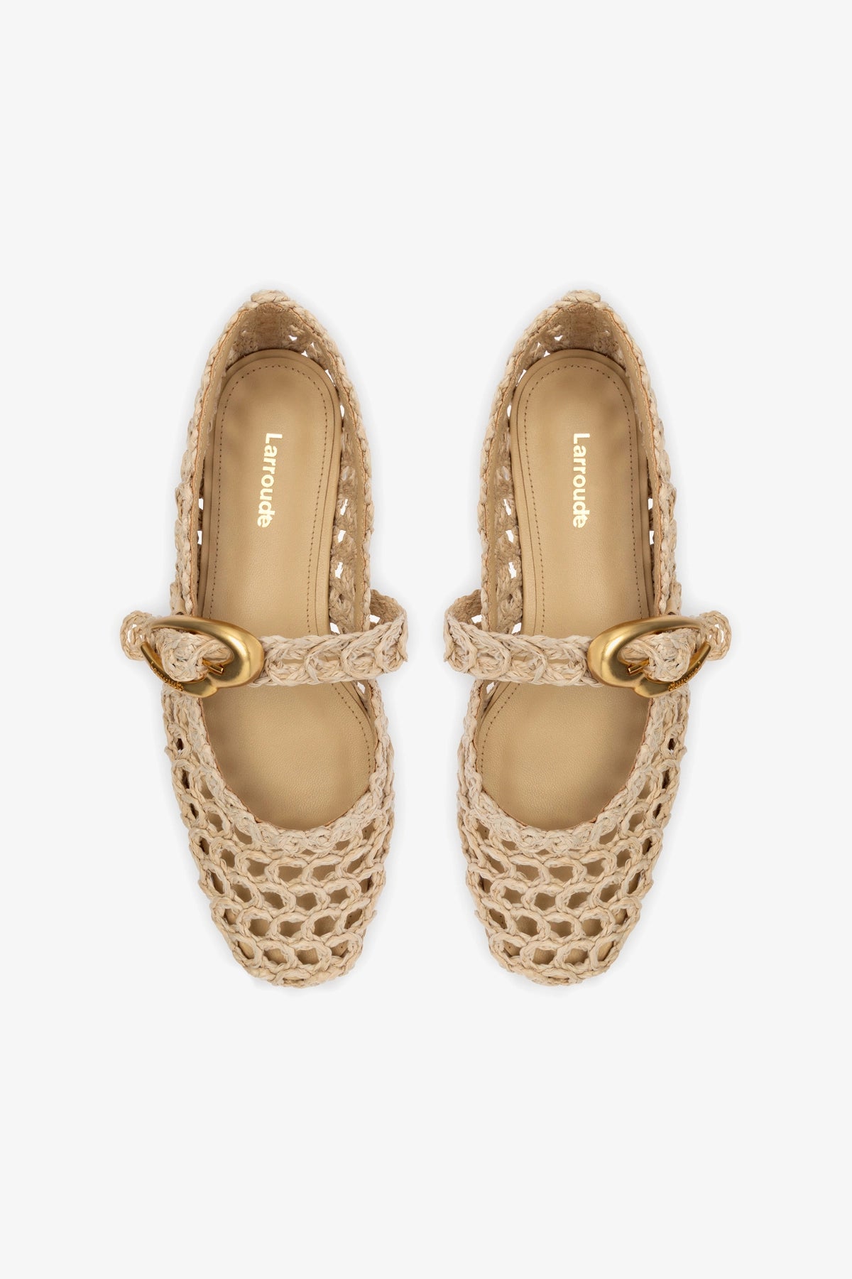 Verona Macrame In Beige Embroidered Raffia