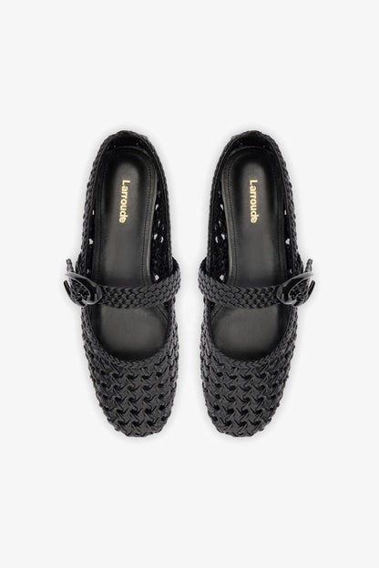 Verona New Macrame In Black Leather