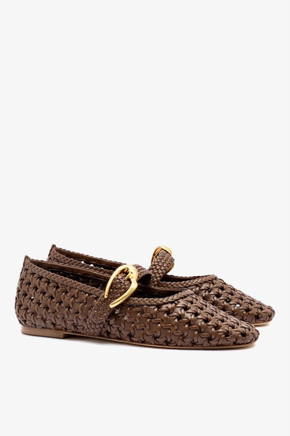 Verona New Macrame In Burnt Umber Leather