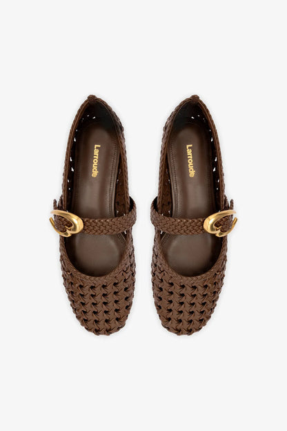 Verona New Macrame In Burnt Umber Leather