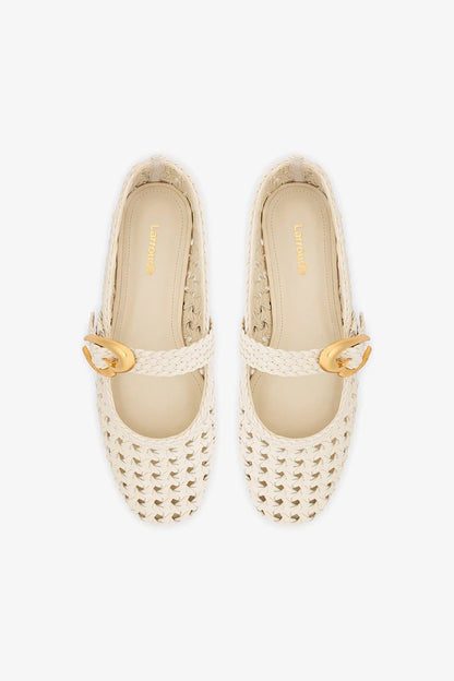 Verona New Macrame In Ivory Leather