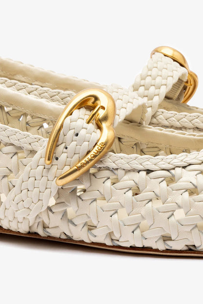 Verona New Macrame In Ivory Leather