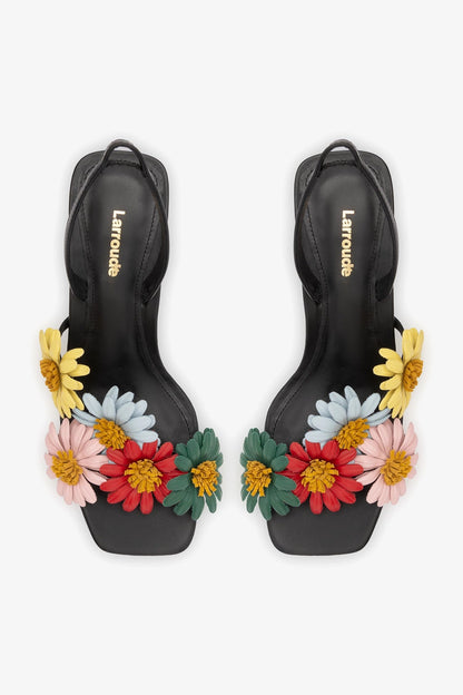 Fiore Sandal Black Leather