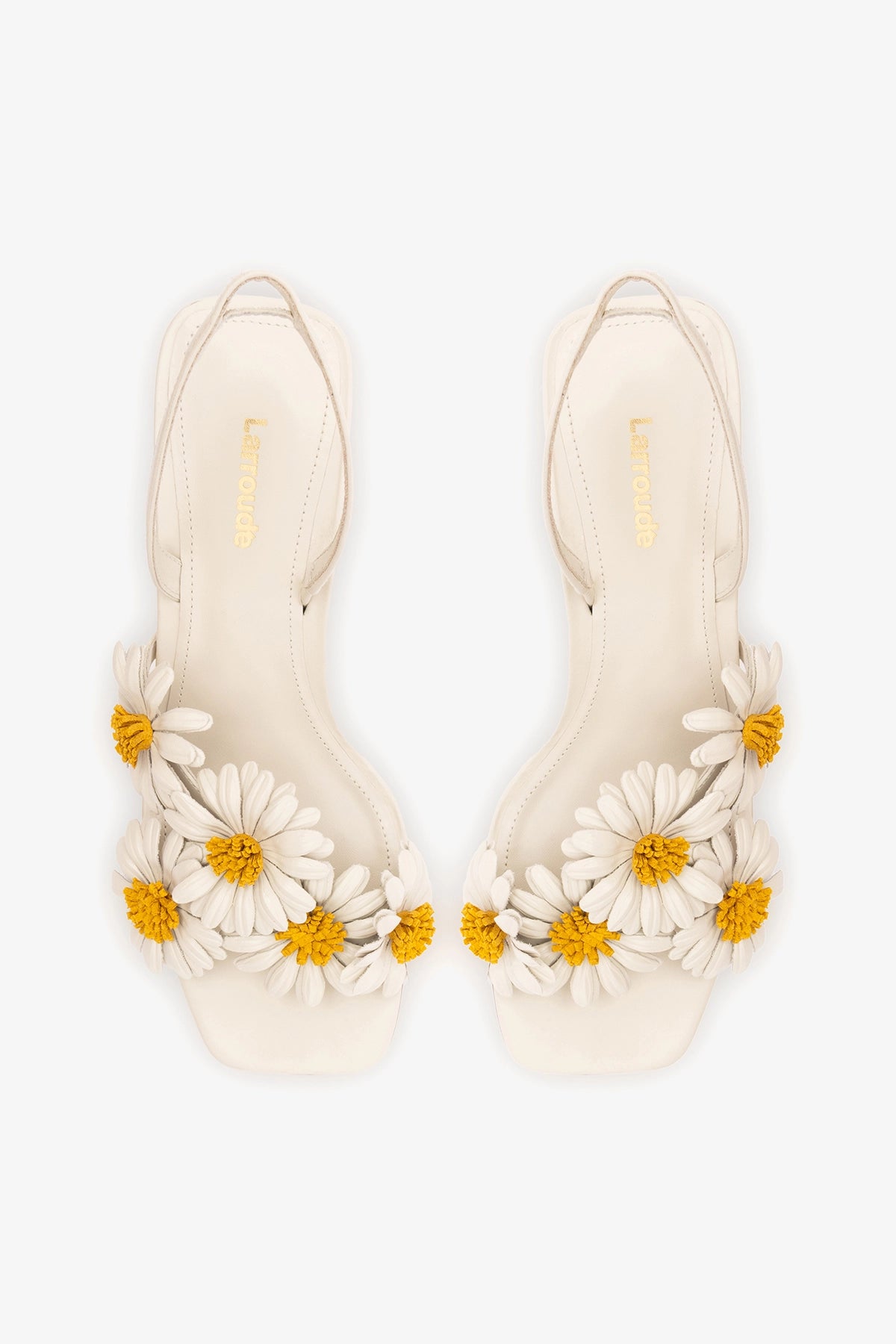 Fiore Sandal Ivory Leather