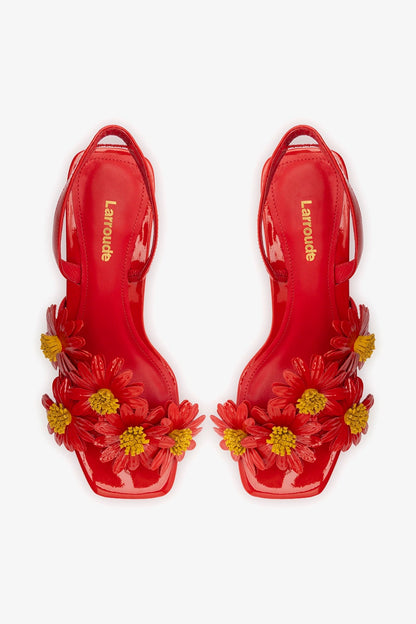 Fiore Sandal Scarlet Patent Leather