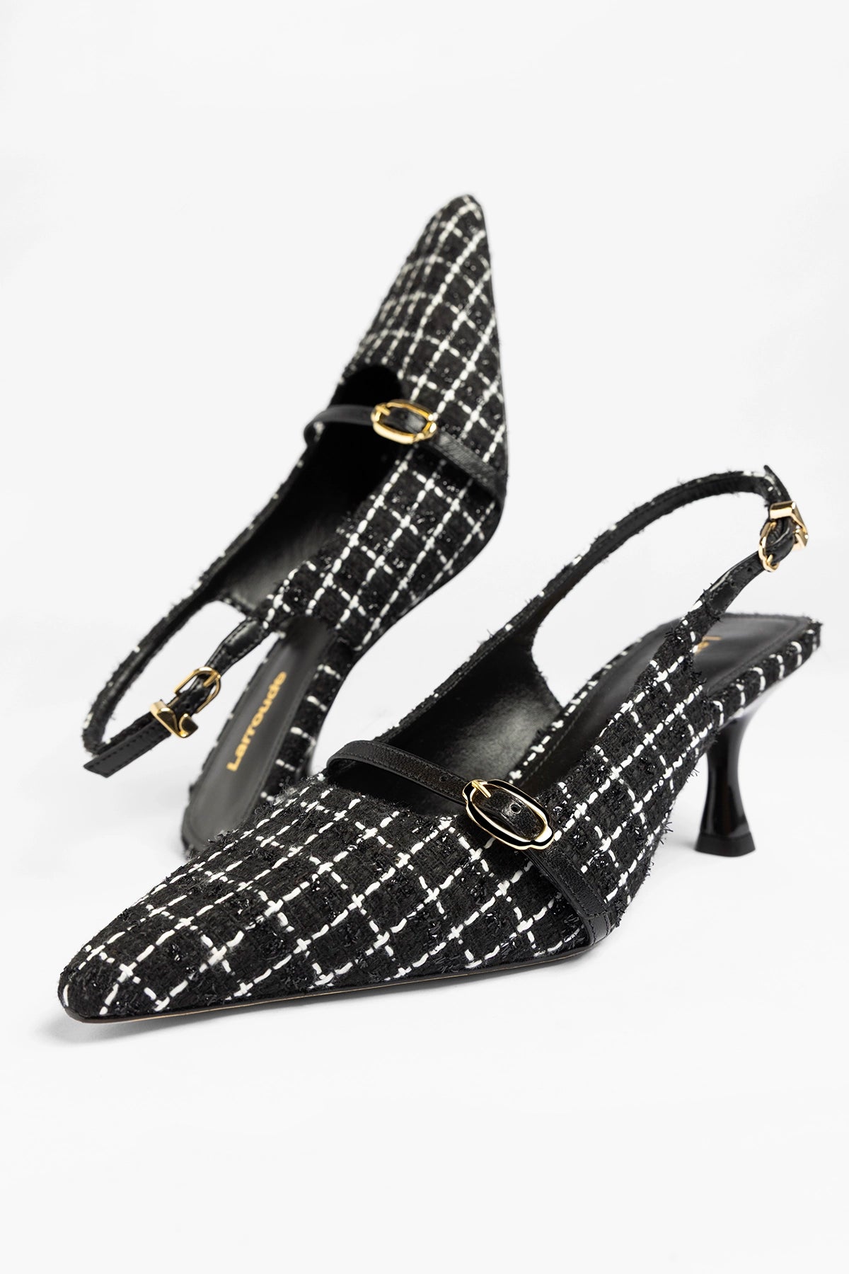 Ines Pump Black Tweed