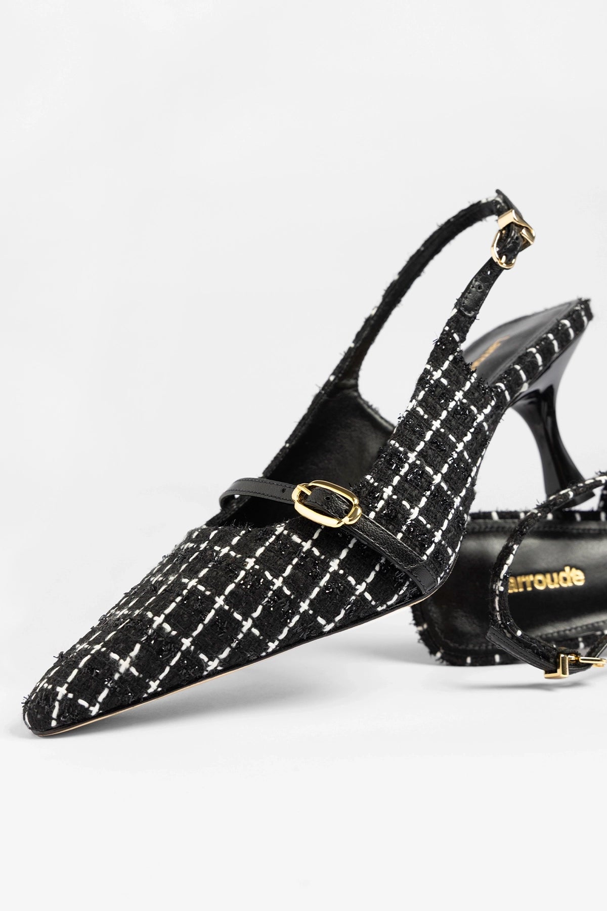 Ines Pump Black Tweed