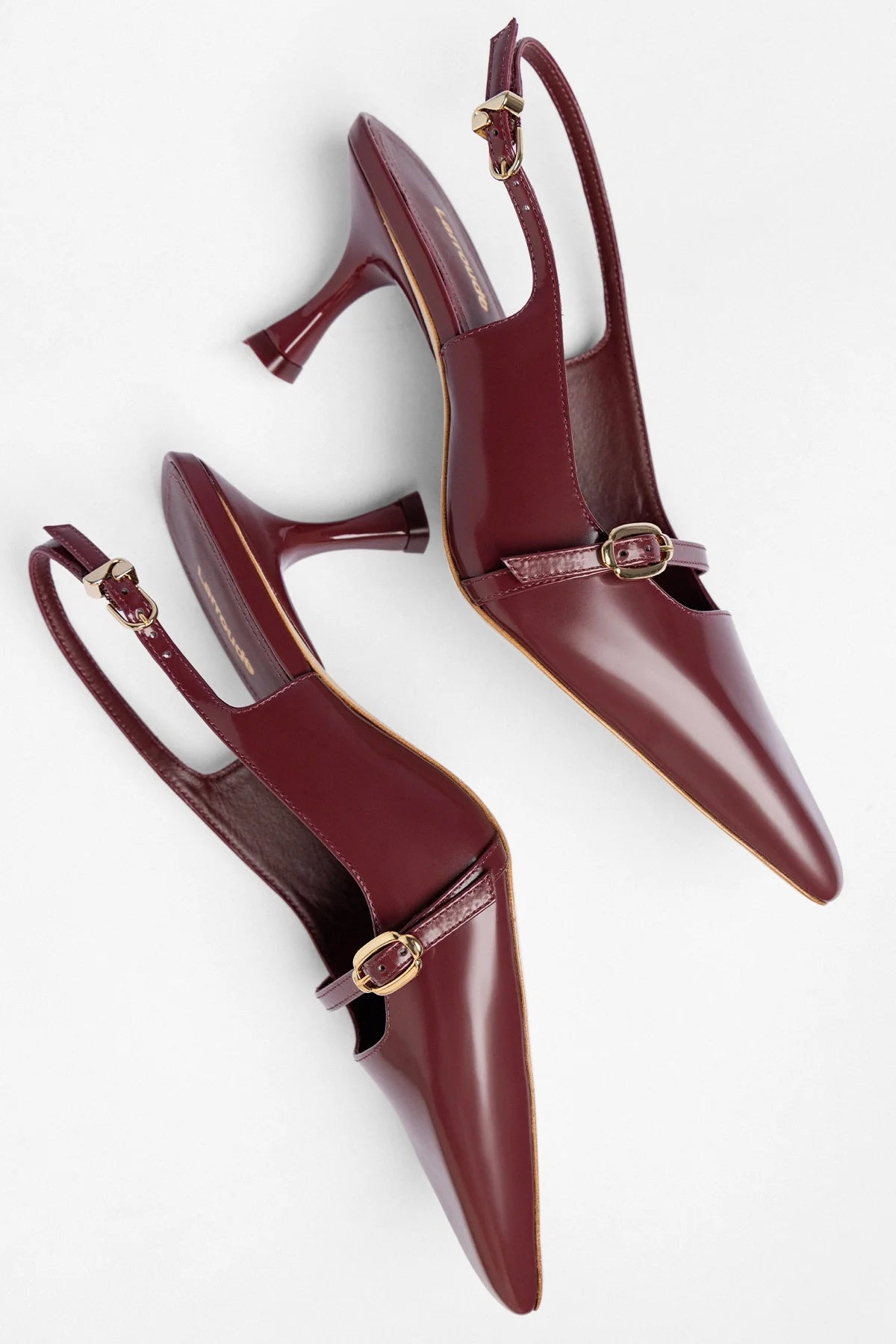 Ines Pump Burgundy Leather