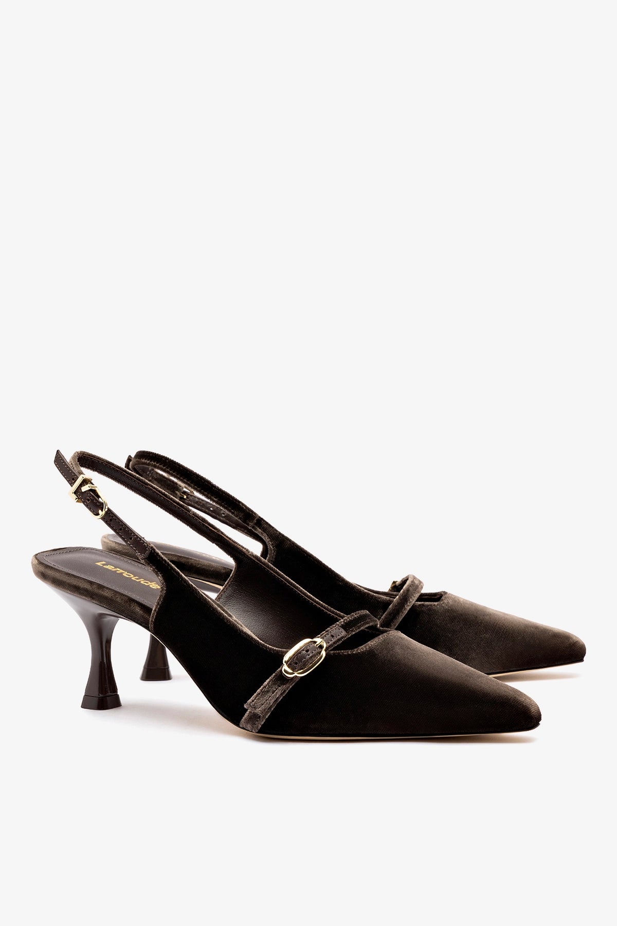 Ines Pump In Expresso Velvet