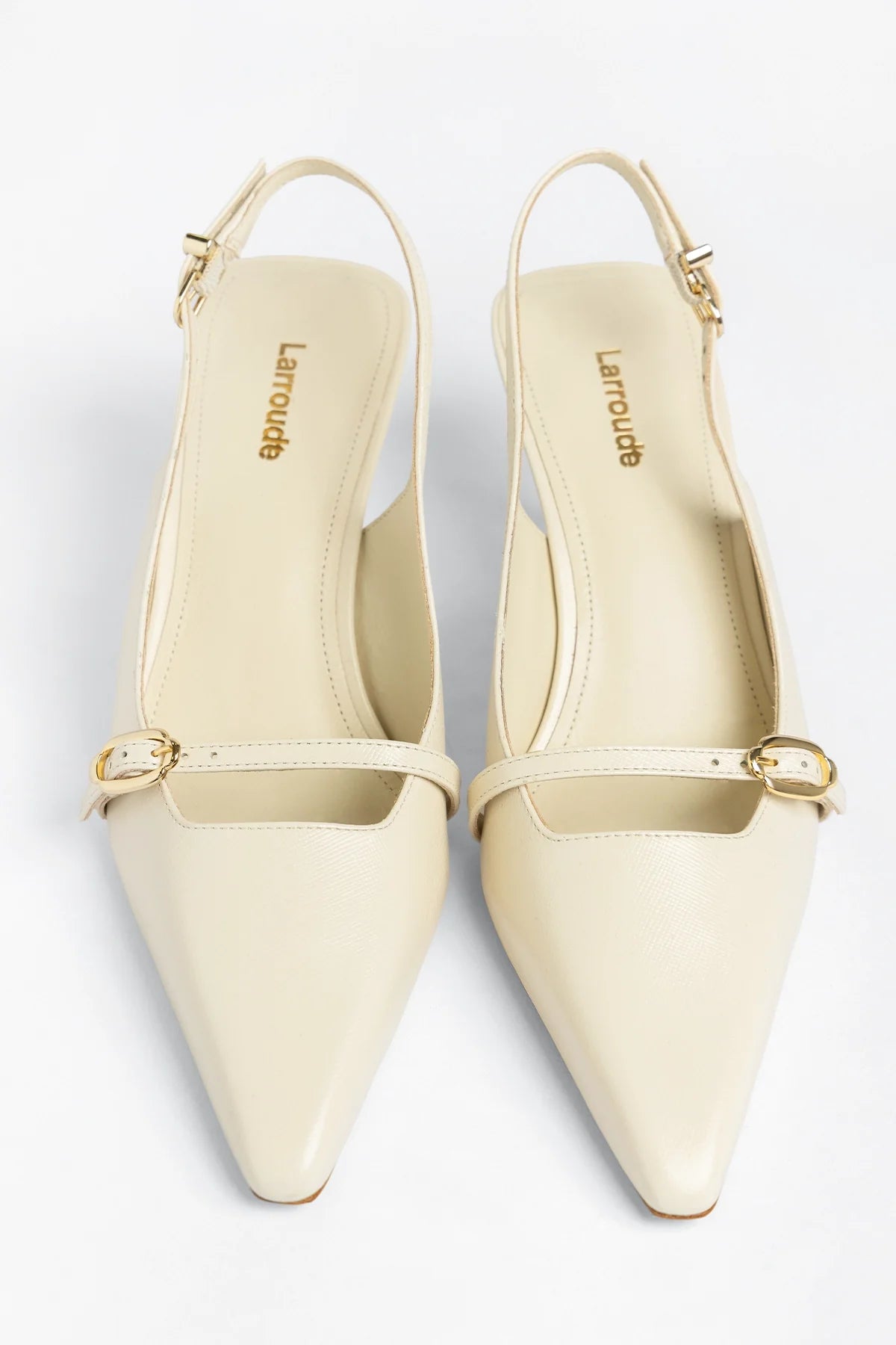 Ines Pump Ivory Leather