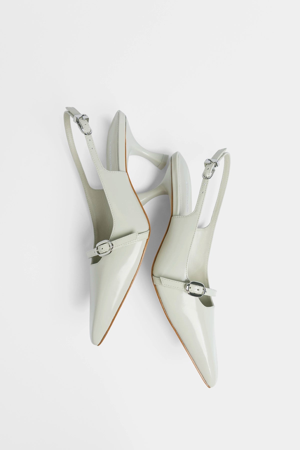 Ines Pump Gray Leather
