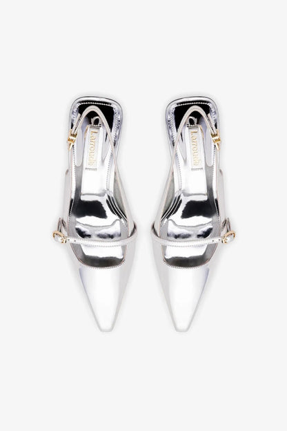 Ines Pump In Silver Specchio