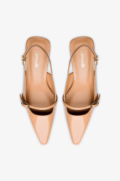 Ines Pump In Tan Leather