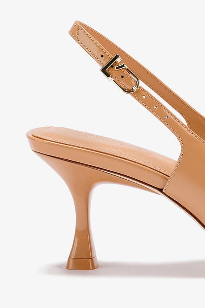 Ines Pump In Tan Leather