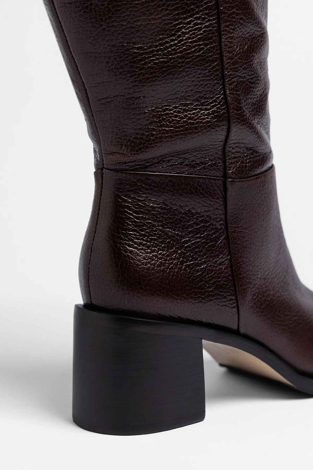 Ricky Wide Boot Brown Leather
